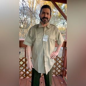 NWT Horace Small Work Shirt, Safari-style